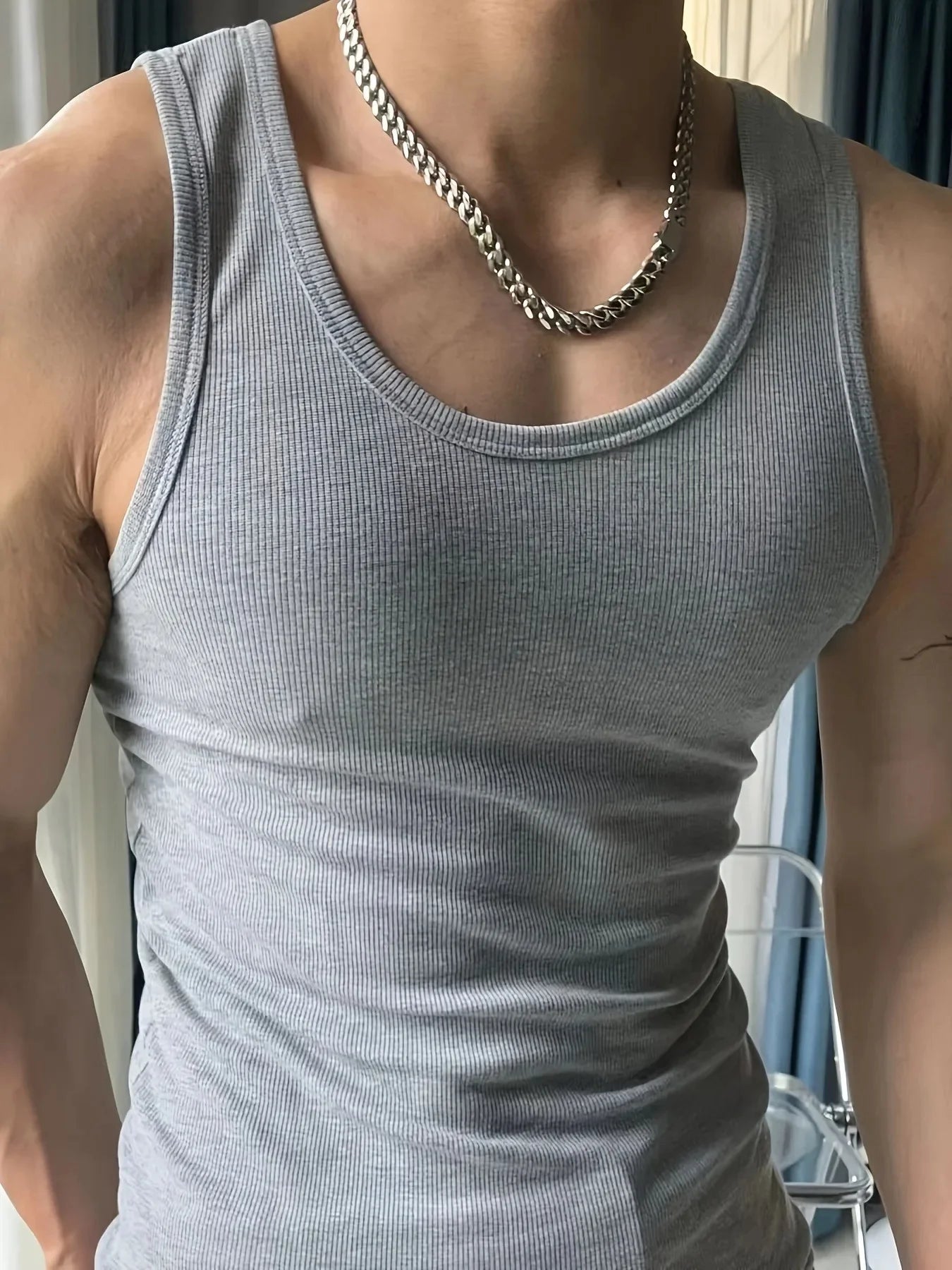 Sleeveless Athletic Tank Top