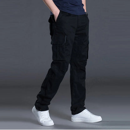 Cotton Cargo Pants Multi-Pocket