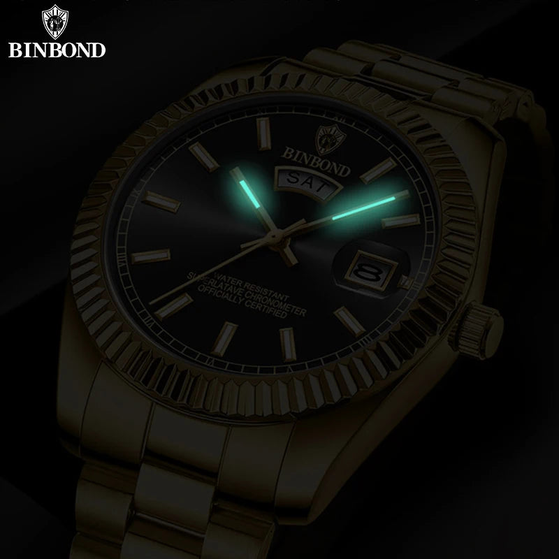 Men's Luxury Chronograph Watch BINBOND